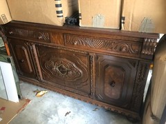 antique furniture china buffet and hutch