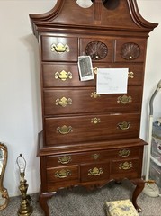 Henkel Harris Queen Anne Style Cherry Highboy