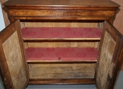 SUBLIME CIRCA 1820 FRENCH FRUITWOOD KITCHEN OR DINING ROOM ANTIQUE POT CUPBOARD