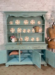 Painted Cottage Shabby Chic China Cabinet