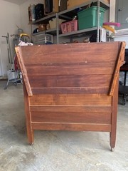 Antique Oak commode cabinet