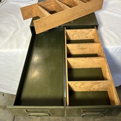 Vintage Safe-T-Stak Industrial Metal File Cabinet By Diebold Inc
