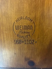 Pair of Vintage “Weiman Tables” Hanging Wall Display Cabinets