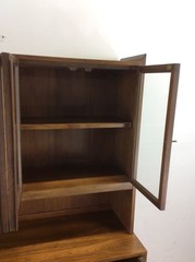 Mid Century Modern Two Piece China Cabinet by Albert Parin for Martinsville