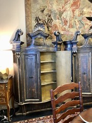 18TH CENTURY PAIR VENETIAN POLYCHROME CABINETS