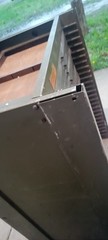 Hamilton Mfg. Co. Vintage Metal Cabinet With Wood Drawers