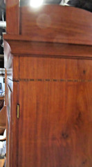 ANTIQUE AMERICAN FEDERAL SALEM 3 PART SECRETARY INLAID MAHOGANY CIRCA 1800’s