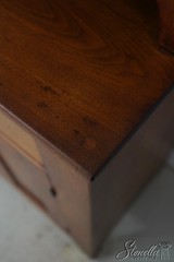 LF73139: Antique Early 19th Century Walnut Stepback Cupboard