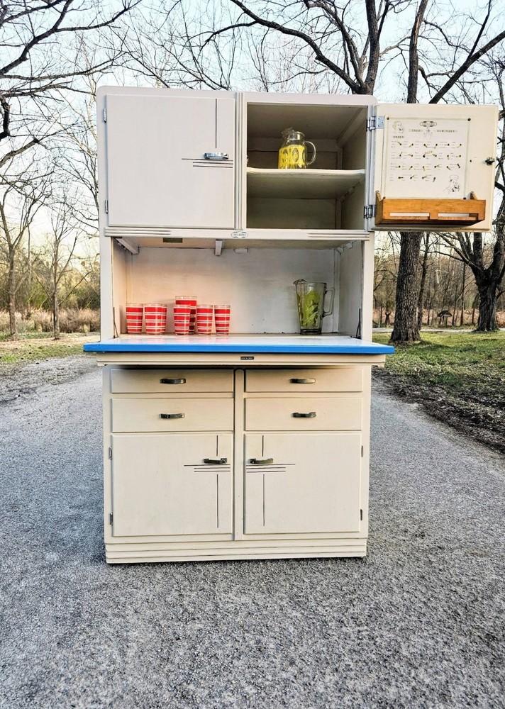 Rare FIND! Sellers Custom Space Saver Cabinet / Art Deco/ALL PAPERWORK. PU/OHIO