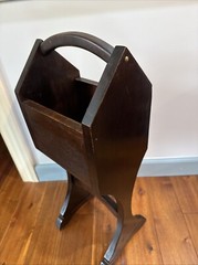 Antique Primitive Wood Sewing Spool Yarn Cabinet Stand – Handmade Unique