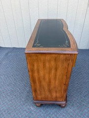 67862 Hand-Painted Floral Accent Cabinet with Drawers and Door