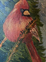 folk art painted cabinet, Americana, Primitive, Birds, Art, Painting, Folk Art