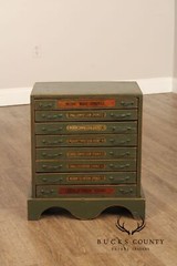 Antique Country Store Compression Spring Cabinet
