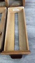 Antique Globe Wernicke Oak Index Card File Catalogue 4 Drawer Cabinet USA Heavy