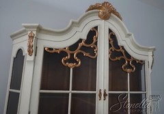 L63332EC: Dutch Style Painted Finish China Cabinet