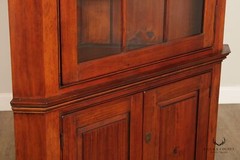 Early American Style Custom Quality Pine Farmhouse Corner Cabinet
