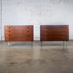 Scandinavian Mod Rosewood Cabinets Rud Thygesen & Johnny Sorensen for HG a Pair