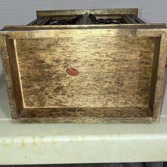 Vintage wooden Musical jewelry box.Royal Sealy.9X8 X5” Mid 20th century.