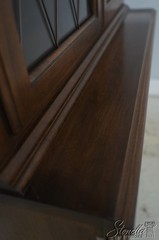 73473: ETHAN ALLEN Maple 2 Door China Cabinet