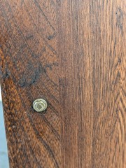 Primitive Handmade Solid Wood Hanging Apothecary Spice Cabinet Vintage Oak