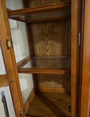 ‘China Cabinet’ with glass doors W/ Bottom Draws ~ With Light ~ Pickup Only