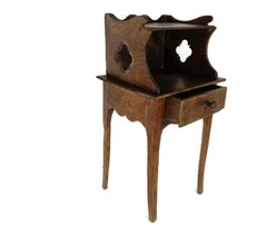 Antique 19th Century Cabinet Side Table hallway Barn Farmhouse Style Wood