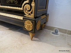 Stamped Vve SORMANI cabinet Furniture L XIV with 2 doors Boulle marquetry 19th