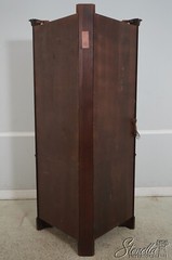 68199: HENKEL HARRIS Mahogany 12 Pane Corner China Cabinet