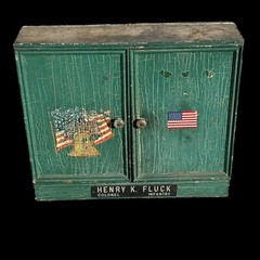 Vietnam US Army Military General Henry Fluck Officers Storage Cabinet Cupboard