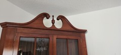 Antique Corner China Press Hutch Storage Cupboard Victorain Style