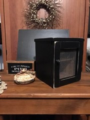 Pie Safe Box Primitive Colonial Farmhouse Rustic Shaker Cupboard Cabinet Wood