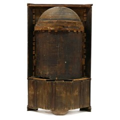 George III Mahogany Architectural Corner Cupboard
