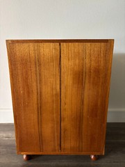 Antique Wood Guatemalan Jewelry Cabinet/Cupboard w/Inlay PLEASE READ