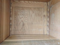 Antique Oak Post Office Cabinet,
