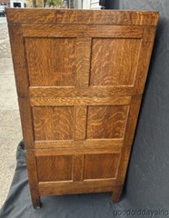 Beautiful Antique Paneled Oak File Cabinet Globe Sectional Stacking Cabinet 51″H
