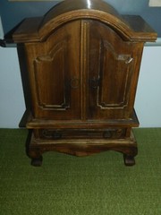 English Wooden Cabinet Miniature Furniture, Jewelry Box! Victorian Style!
