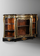 The showcas / cabinet Boulle, XIX century.