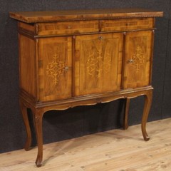Venetian sideboard furniture vintage inlaid cabinet commode 20th century
