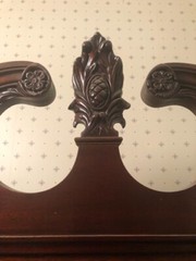 Antique China Cabinet w/shelves, drawer and enclosed cabinet. Removable topper