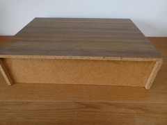 1970’S RETRO 3 DRAW SIDE BY SIDE 36 AUDIO CASSETT CABINET 39 X30 X 11 cm #C1692