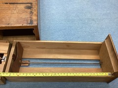 Vintage 2 Drawer Oak Card File 13-1/4” x 15” x 5-1/4” Nice ! L👀K !