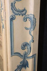 Baker Paint Decorated Venetian Italian Vitrine Display China Cabinet Vitrine