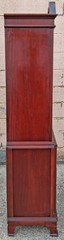 Antique Vintage Mahogany Wood China Cabinet Federal Chippendale Bookcase Hutch