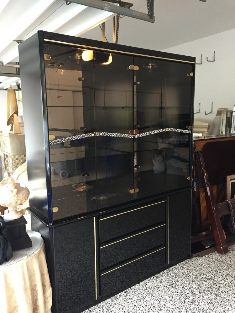 China Closet / Curio Black Lacquer – $1800