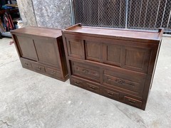 Antique Wooden Engraved Cabinet