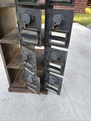 Antique Post Office Boxes Metal Cabinet Vintage United States P.O. Box 16 Door