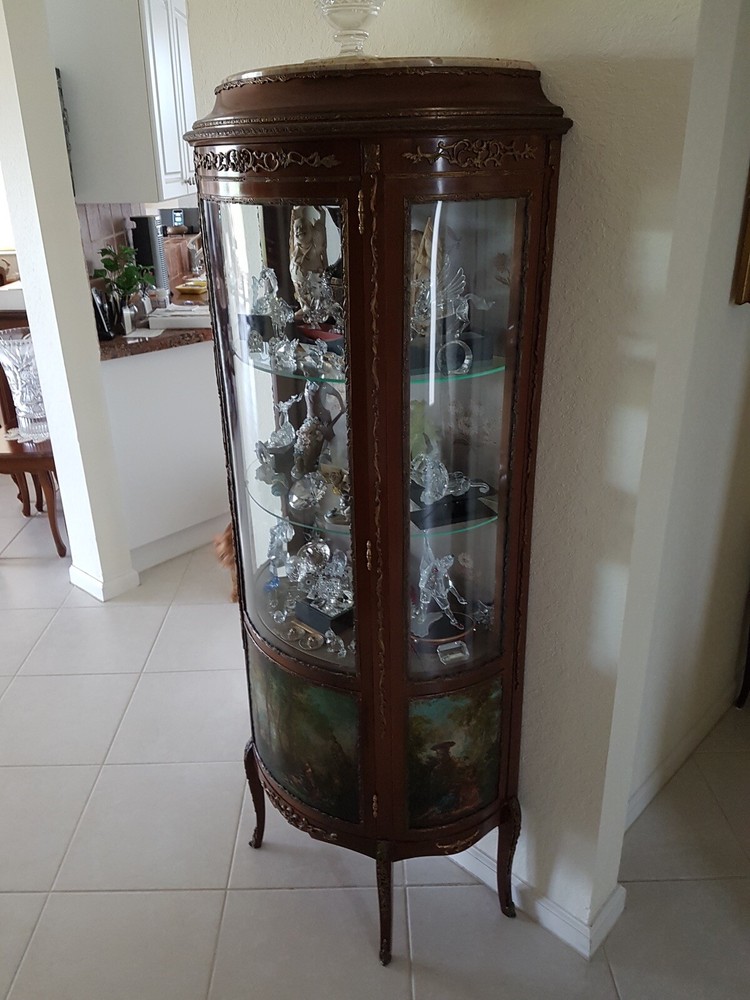 French Louis XV Vitrine