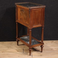 Small French cabinet secretaire desk in wood Empire style 20th century