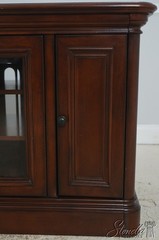 F72032: Cherry TV Media Cabinet w. Glass Doors