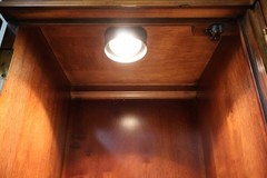 Henredon Aston Court Burl Wood Beveled Glass Bookcase China Cabinet Breakfront